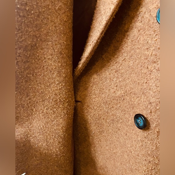 H&M : city coat in rust color size small. - Picture 3 of 4
